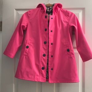 Hatley Pink Raincoat, Sz 6